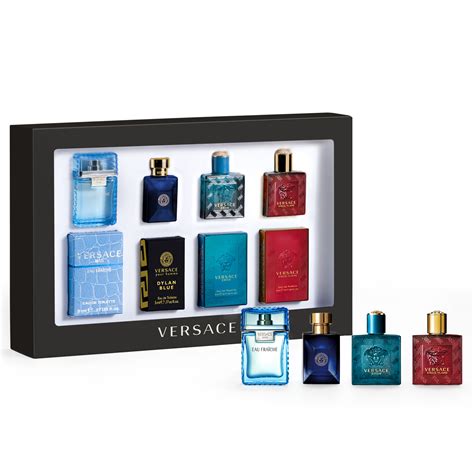 versace mens miniature set|Versace mini aftershave set.